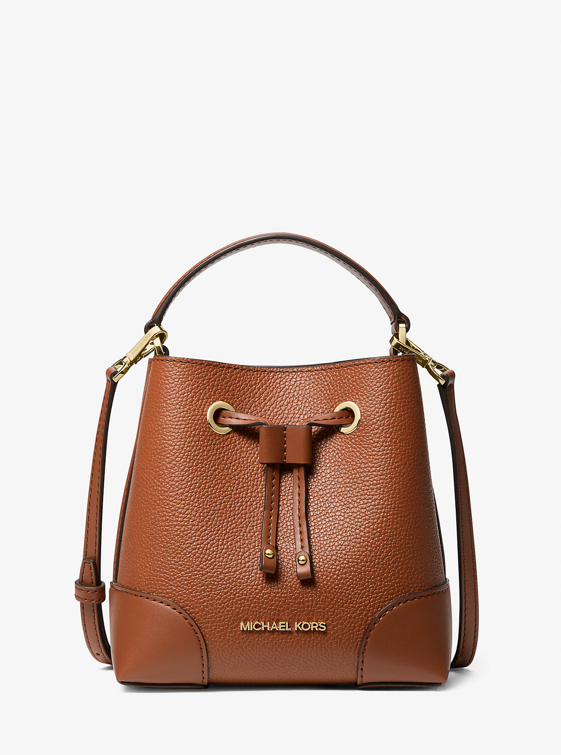 

Маленькая сумка-мешок Mercer из шагреневой кожи Michael Kors