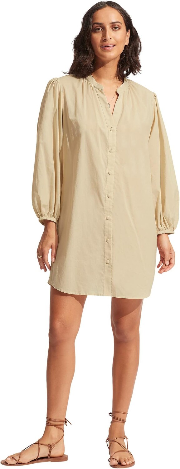 

Купальник Seafolly Beach Edit Palms Cover-Up, цвет Pear