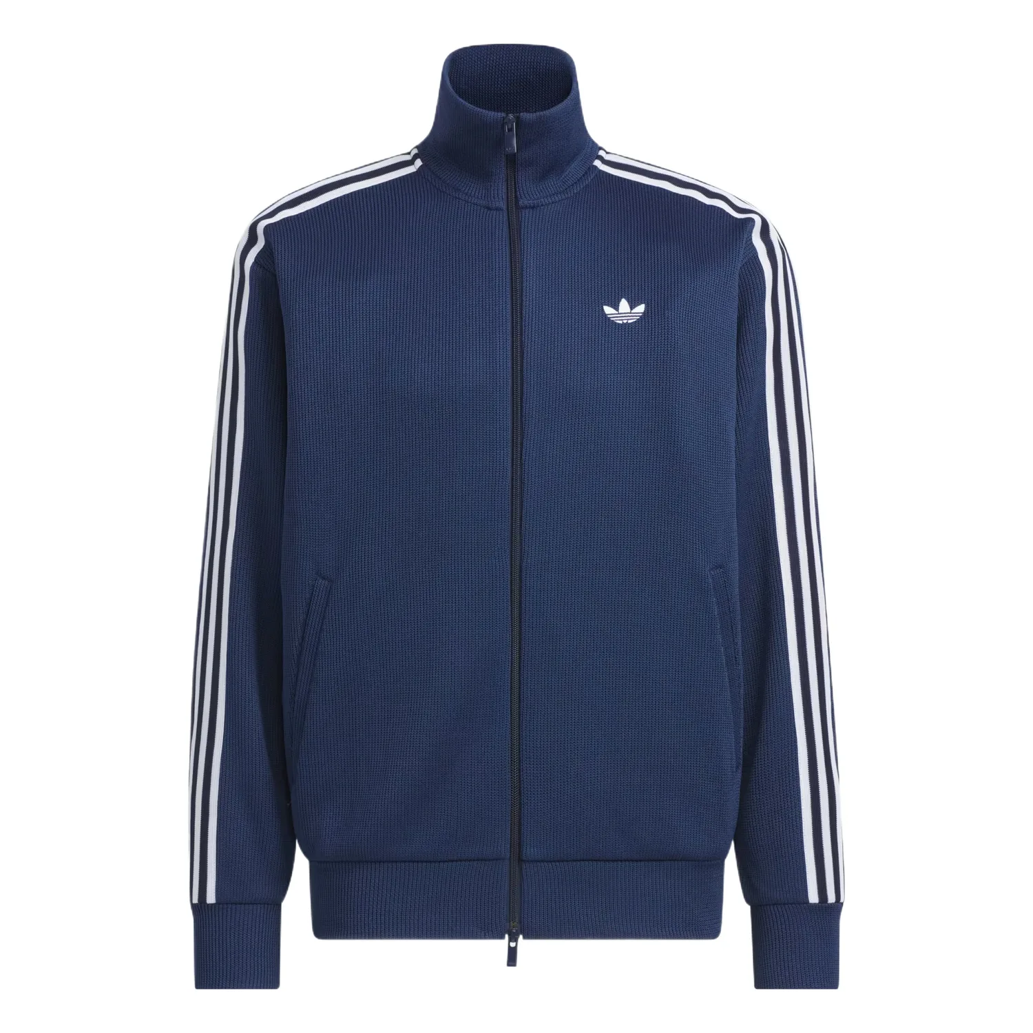 Adidas Куртка с воротником стойкой унисекс цвета индиго
