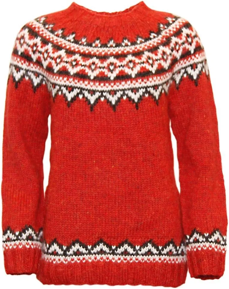 

ICEWEAR Brynja 100% Icelandic Wool Вязаный свитер с круглым вырезом