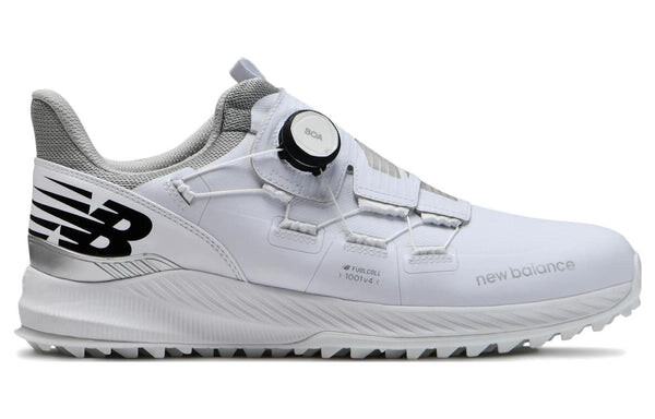 Кроссовки New Balance FuelCell 1001 BOA Golf Shoes 'White Silver Black', белый — фото 2