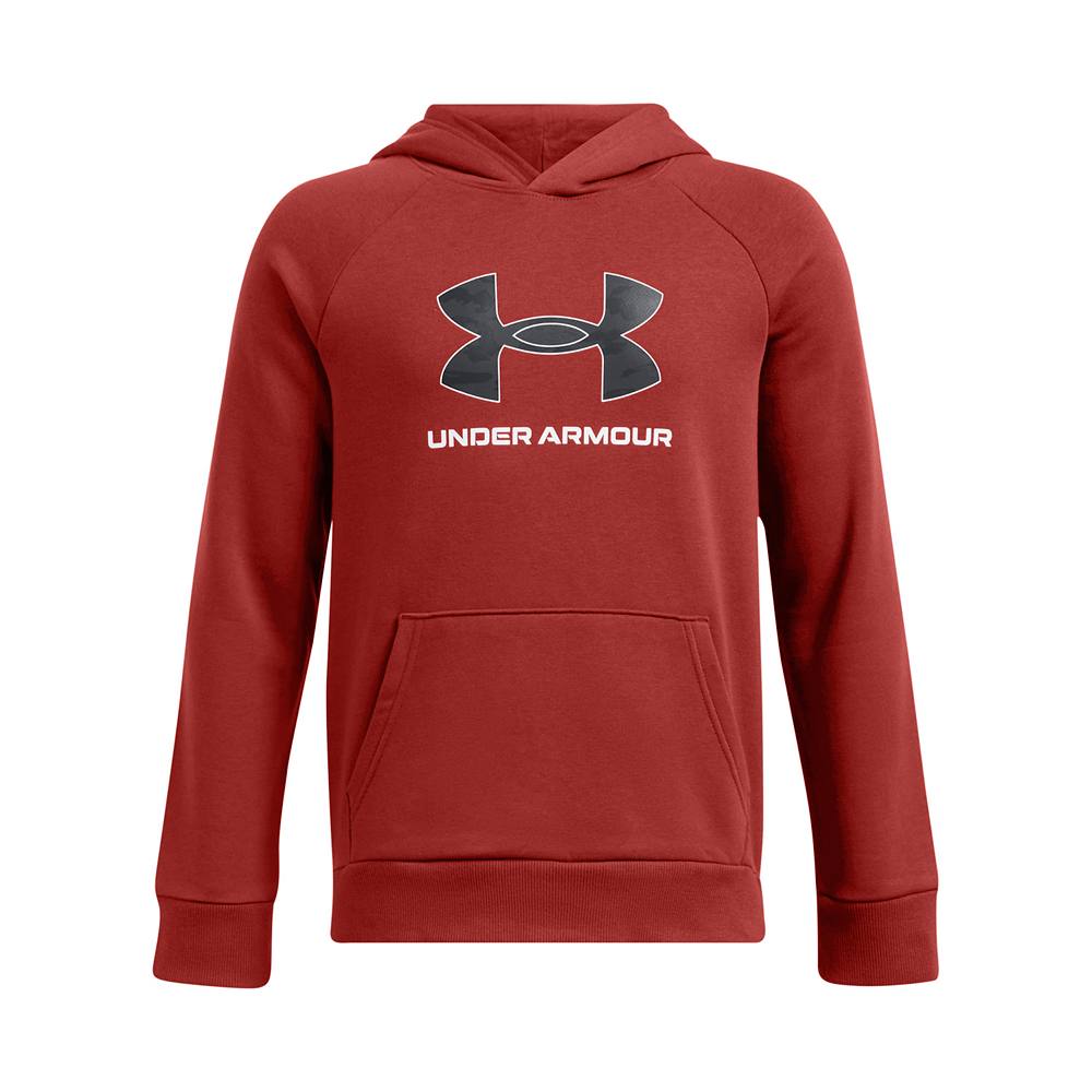 

Флисовая толстовка с большим логотипом Under Armour Rival для мальчиков 8–20 лет, цвет Earthen Orange