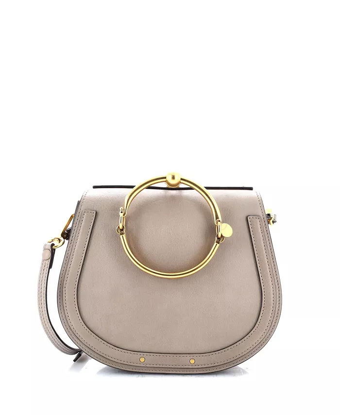 

Средняя кожаная сумка-кроссбоди Nile Pre-Owned Chloe, коричневый/бежевый