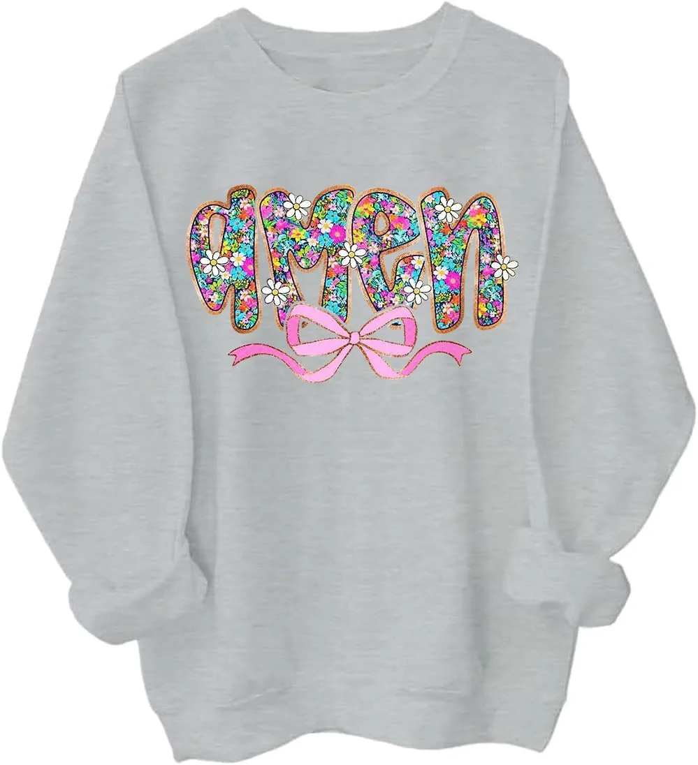 

Толстовка с капюшоном Amen Floral Glitter