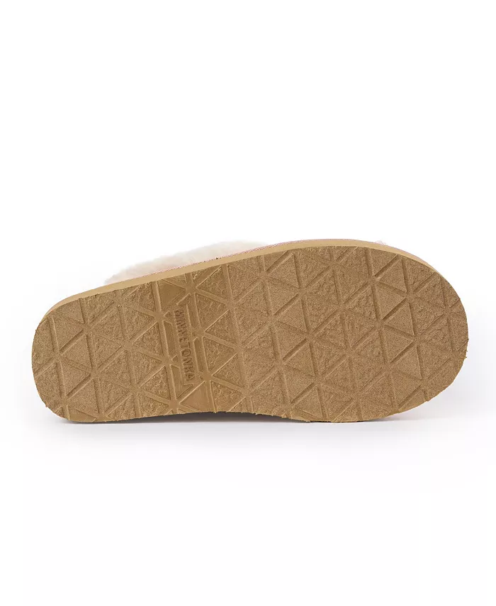 Женские вязаные тапочки Bowelle Scuff Sweater Minnetonka, розовый — фото 4
