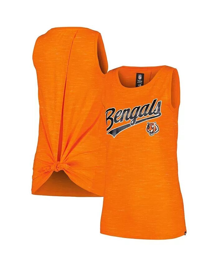 

Женская оранжевая майка-топ Cincinnati Bengals Space Dye Active New Era