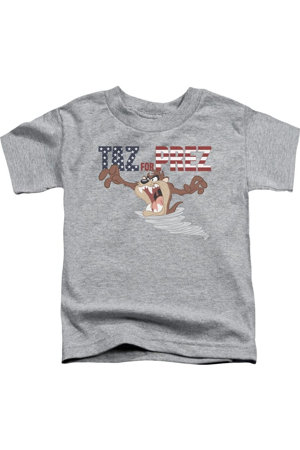 

Футболка с коротким рукавом Looney Tunes "Taz For Prez 3" для малышей Gildan, Athletic Heather