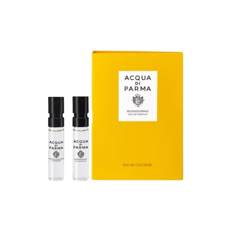 Acqua Di Parma Набор пробников парфюма PAERMAZHISHUI с длительным ароматом Eau De Parfum 1,5 мл + 1,5 мл, Two-Piece Set: California Magnolia Perfume Sample 1.5ml+Good Morning Perfume Sample 1.5ml