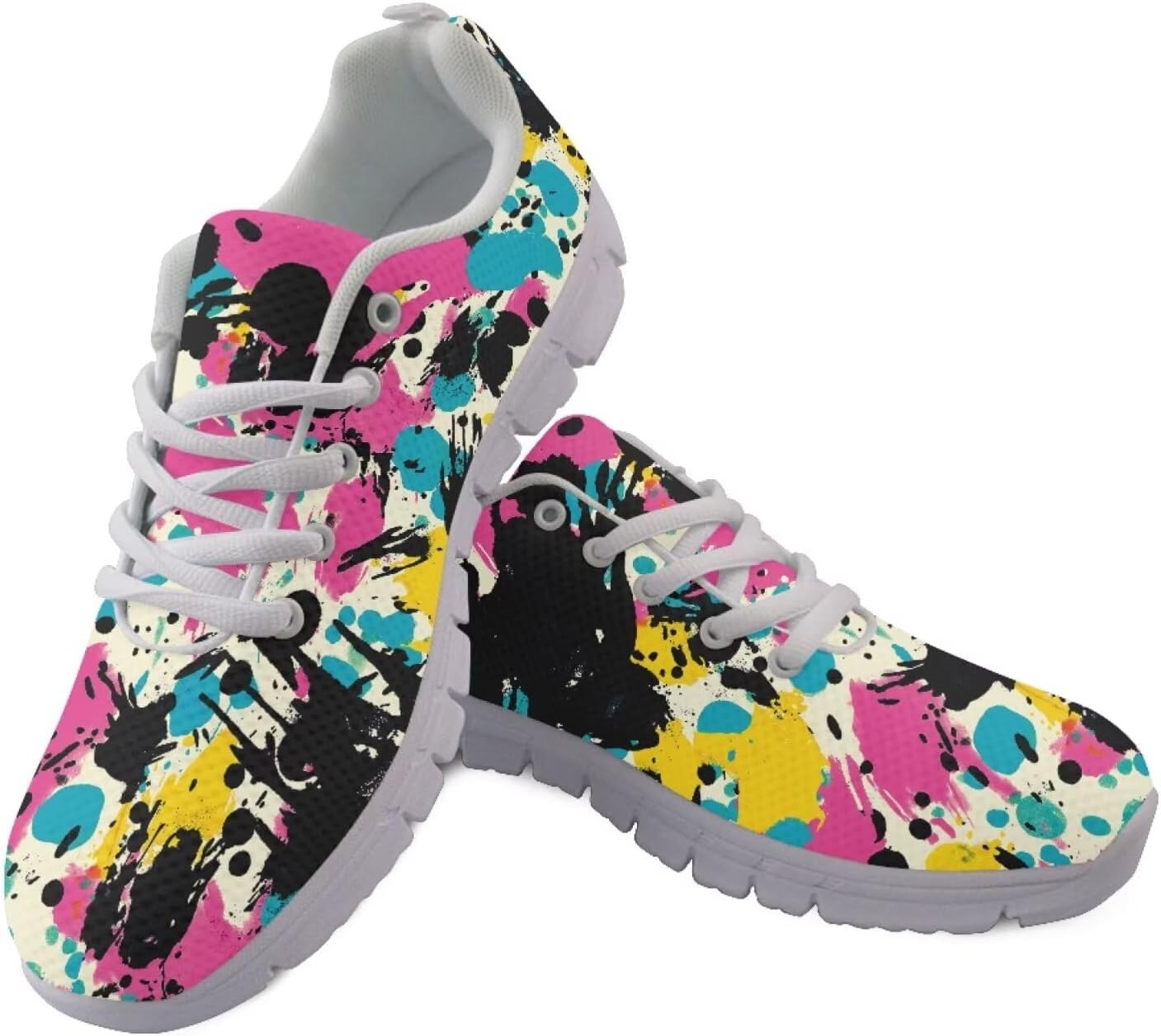 

Женские кроссовки GETELINSENG для бега, слипоны, удобные кроссовки для ходьбы и тенниса для мужчин, Cat and Daisy