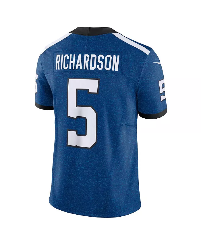 Мужская альтернативная ограниченная джерси Anthony Richardson Indianapolis Colts Vapor F.U.S.E Nike, синий — фото 3