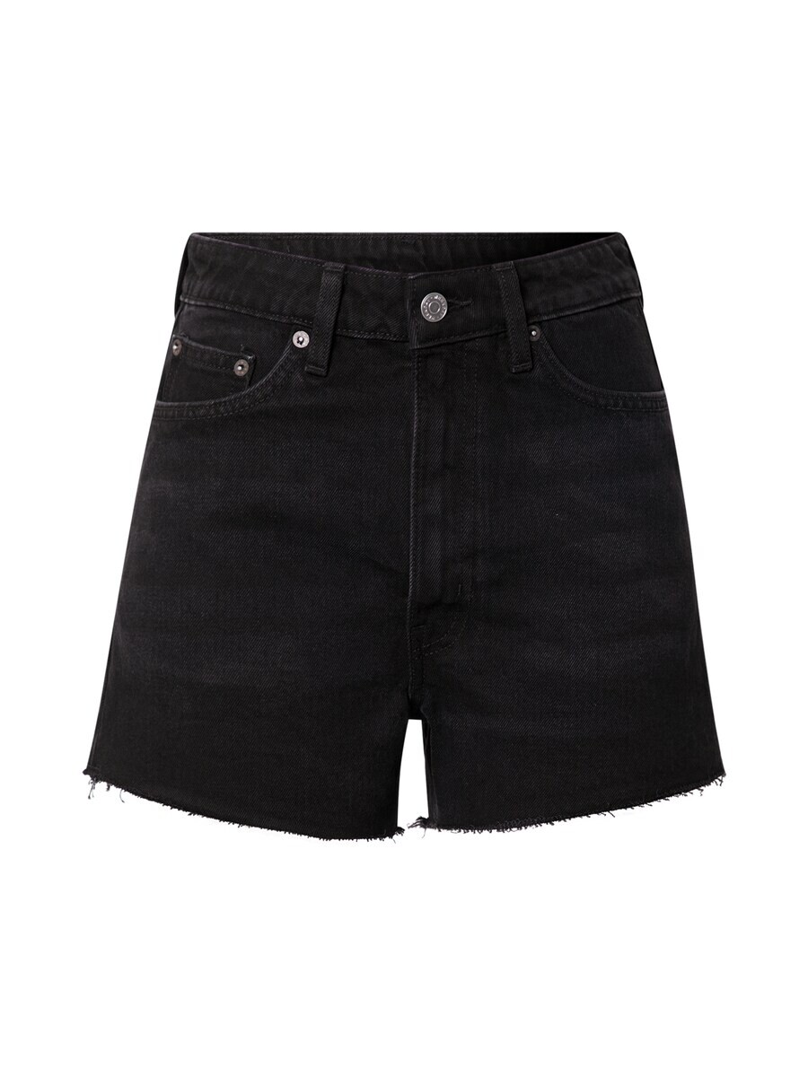 

Джинсовые шорты WEEKDAY Regular Jeans Rowe, черный