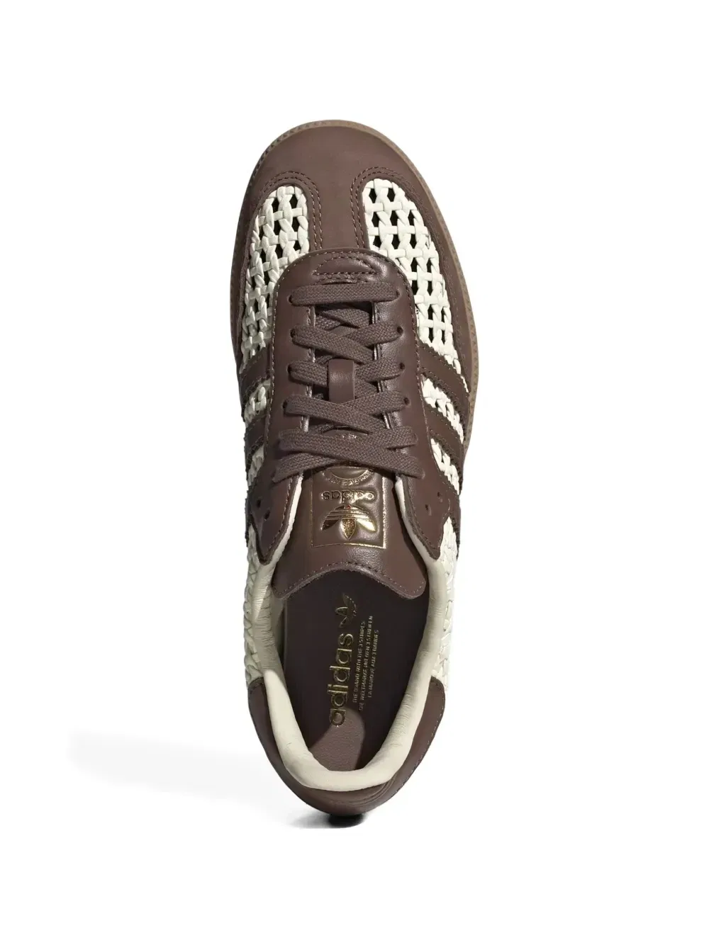 Кроссовки Samba OG с плетеными деталями adidas, белый — фото 3