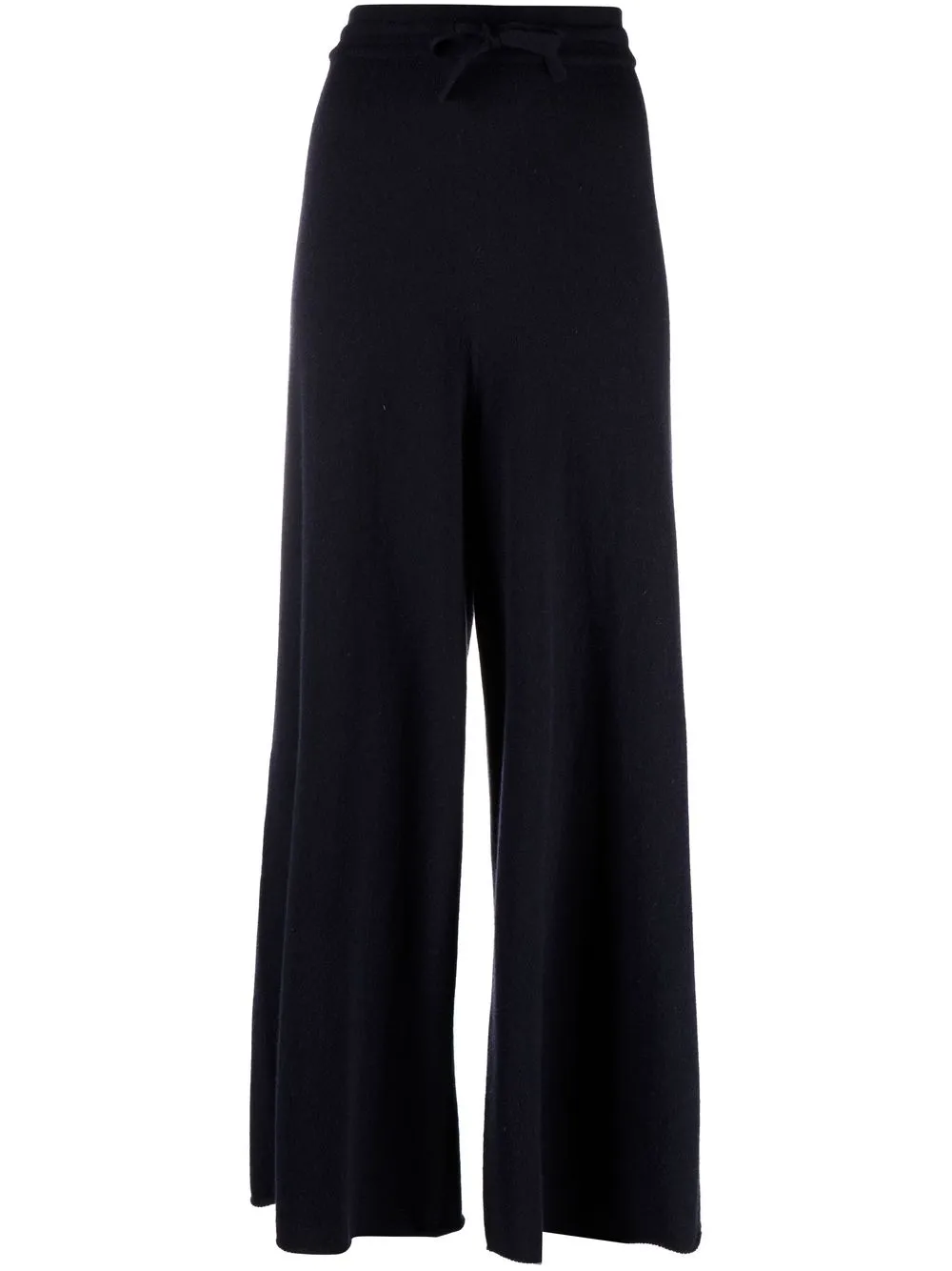 

Кашемировые брюки широкого кроя JIL SANDER, синий
