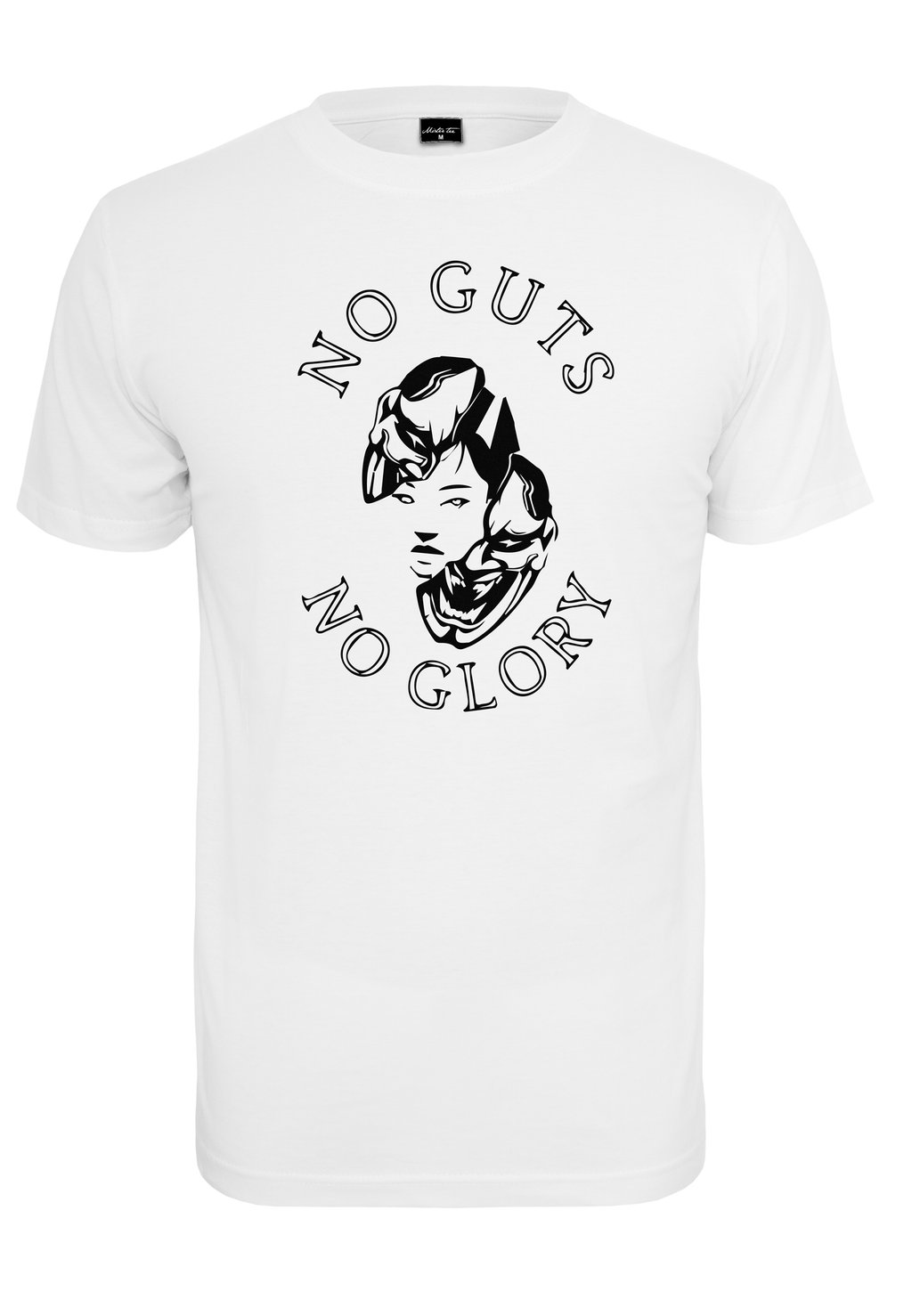 

Футболка с принтом NO GUTS NO GLORY Mister Tee, белый