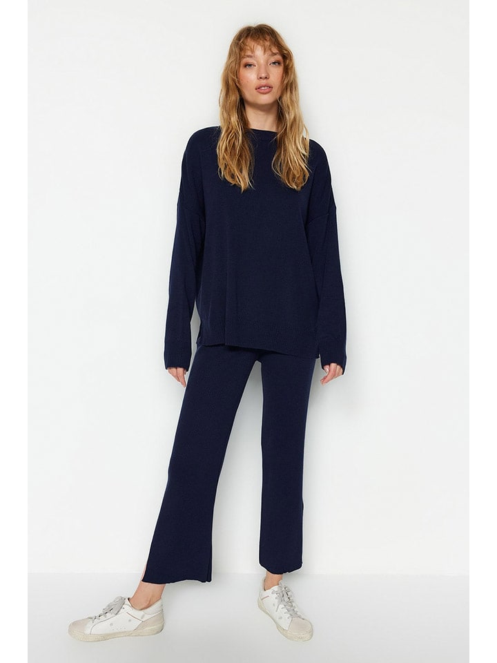 

Свитер trendyol, темно-синий