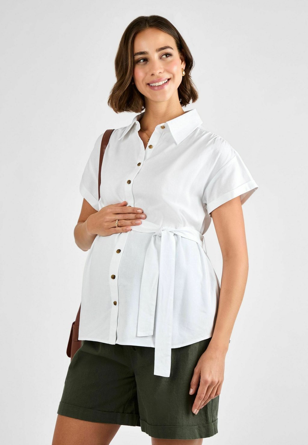 

Рубашка MATERNITY FIT JoJo Maman Bébé, белый