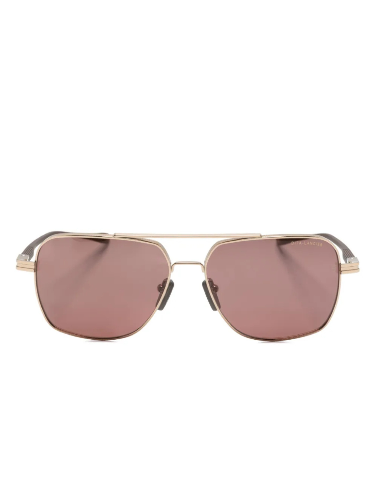 

Dita Eyewear солнцезащитные очки-пилоты, коричневый