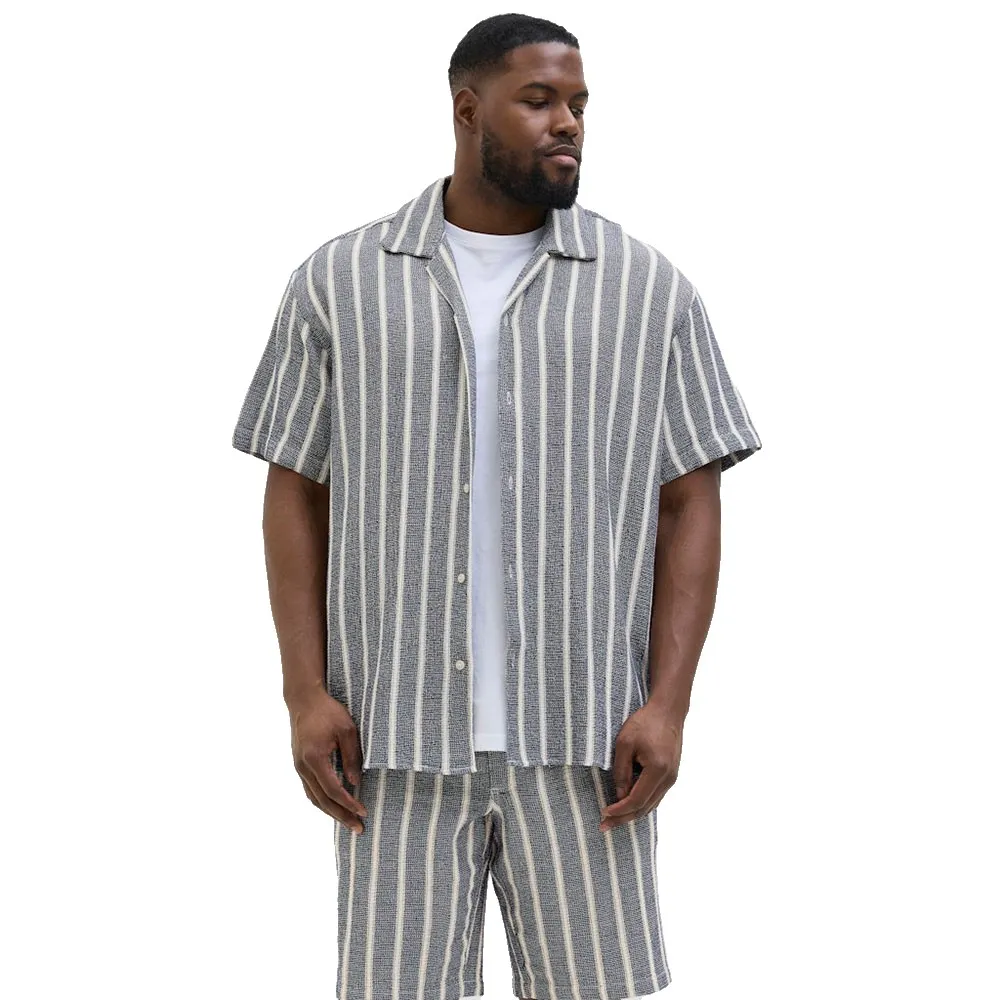 

Рубашка с коротким рукавом Jack & Jones Coba Plus Size, серый