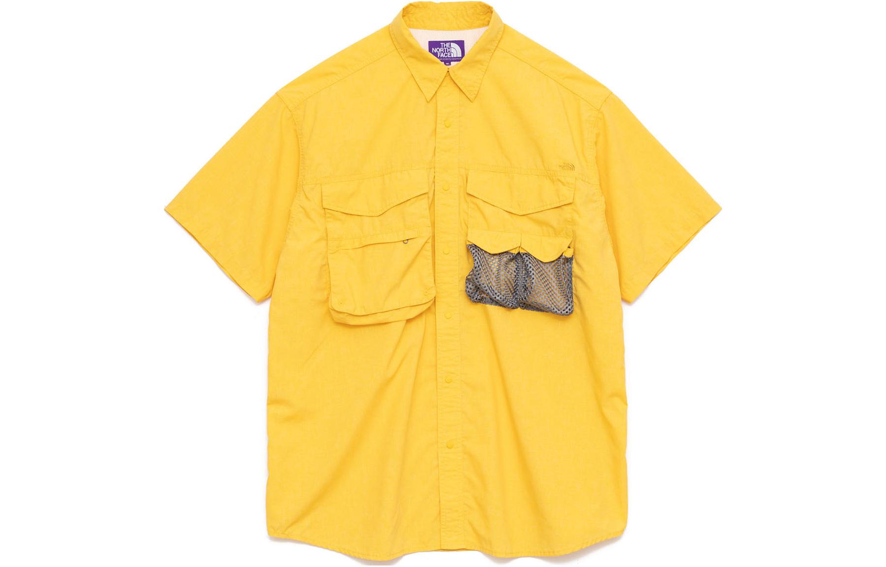 

THE NORTH FACE PURPLE LABEL Рубашка унисекс желтая