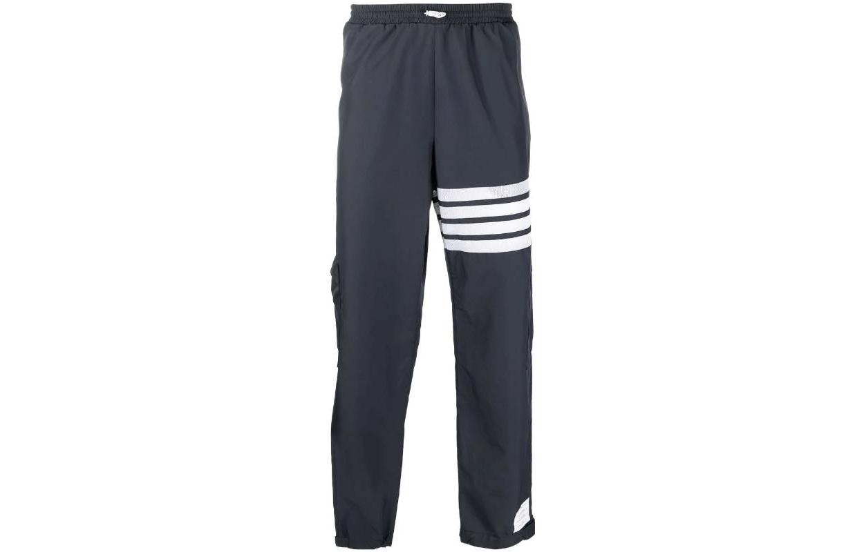 

Полосатые спортивные брюки 4 Bar THOM BROWNE, синий