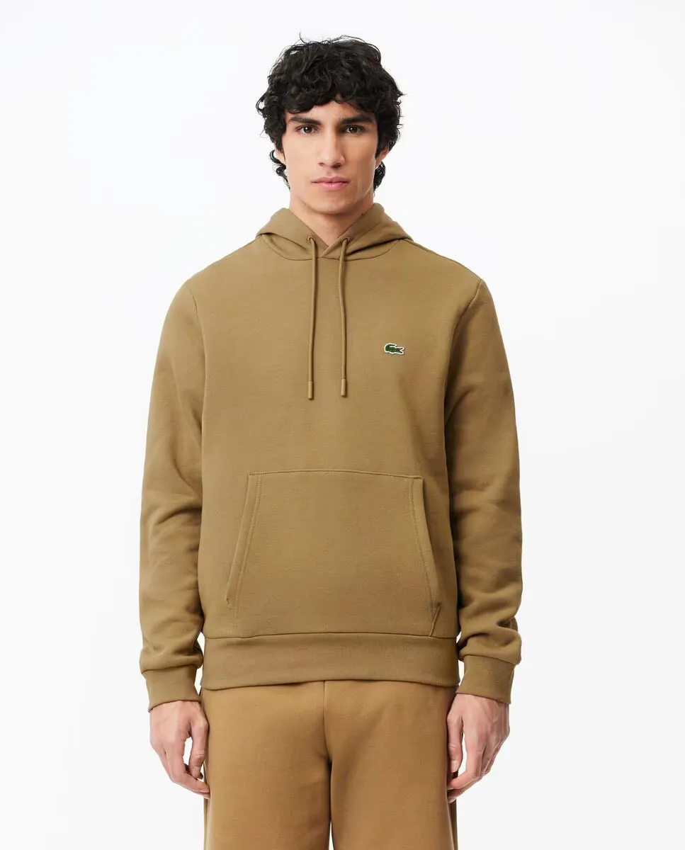 

Мужская толстовка Lacoste для джоггеров из органического хлопка с капюшоном, коричневый