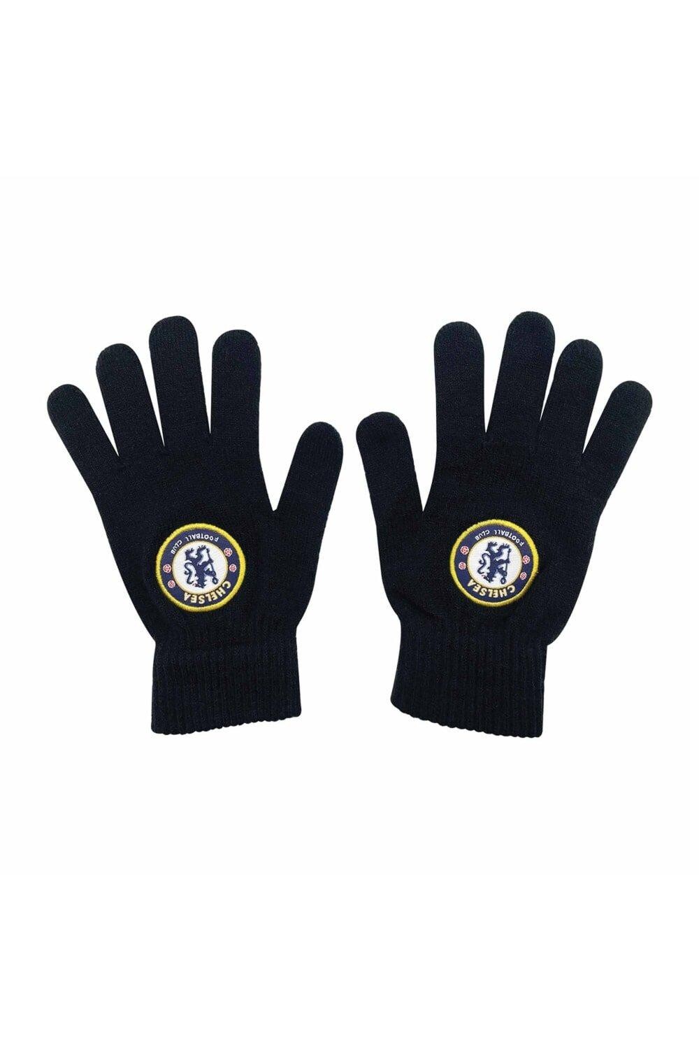 

Вязаные перчатки Chelsea FC, черный