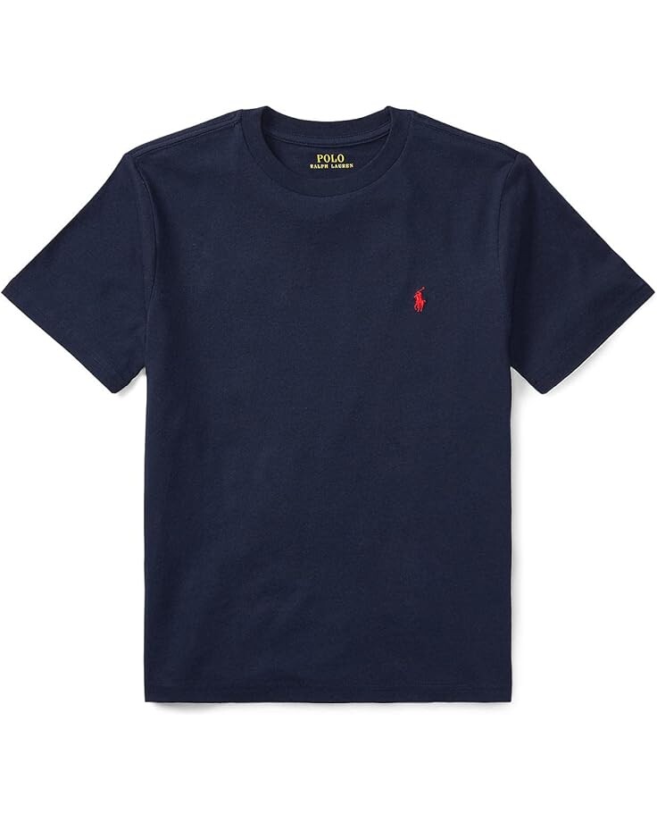 

Толстовка Polo Ralph Lauren Kids Short Sleeve Jersey T-Shirt, цвет Cruise Navy