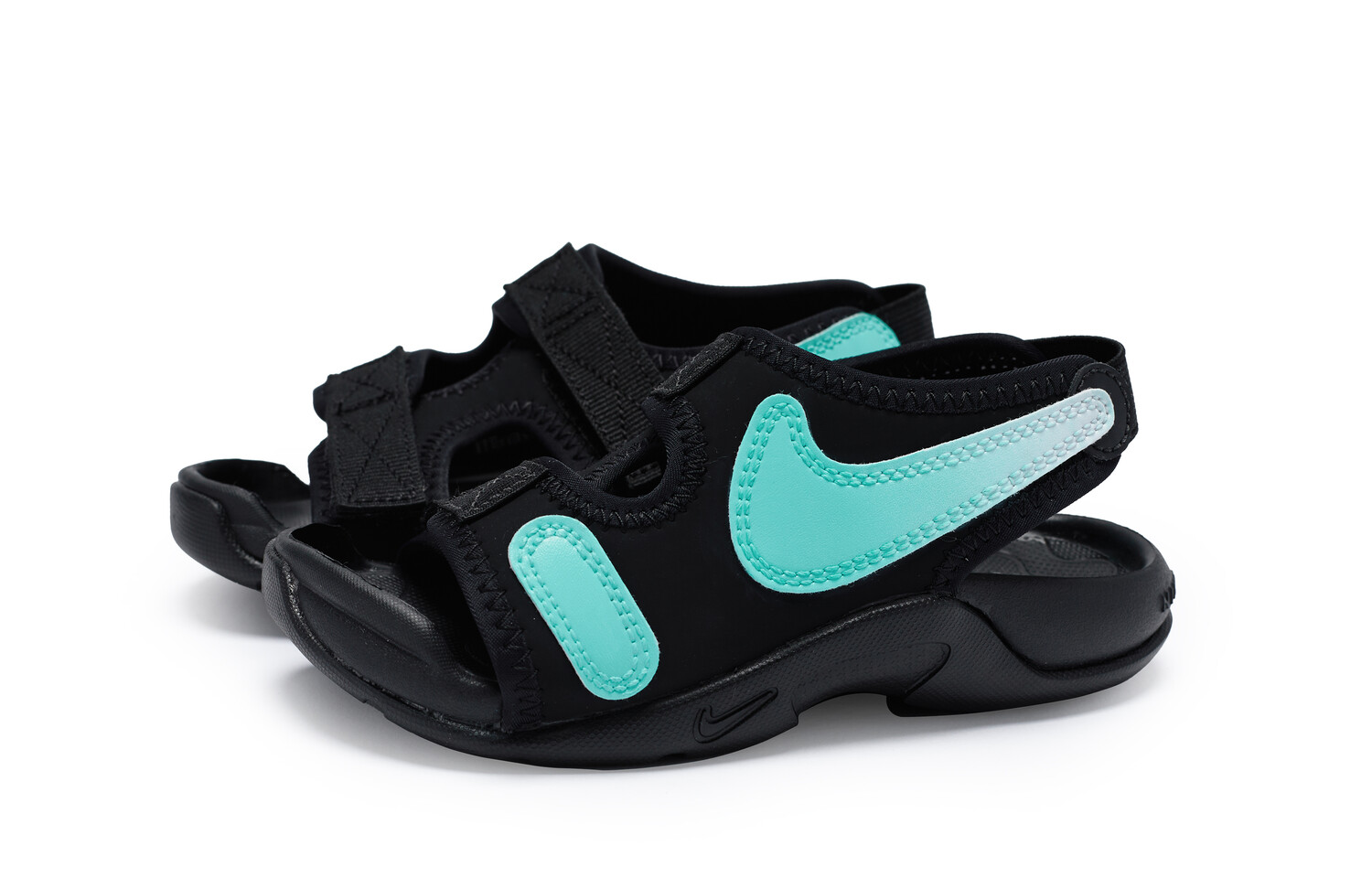 Сандалии детские Sunray Adjust 6 PS черные/синие Nike, черный/синий — фото 3