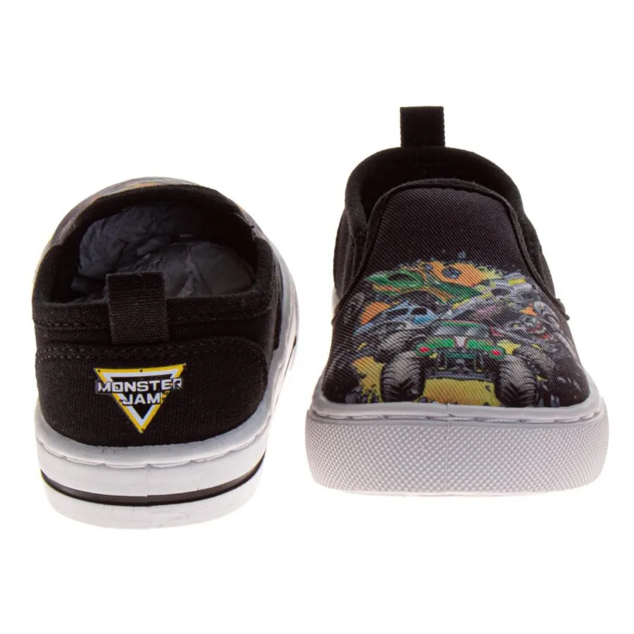 Big Boys Monster Truck Slip On Monster Jam, черный — фото 3
