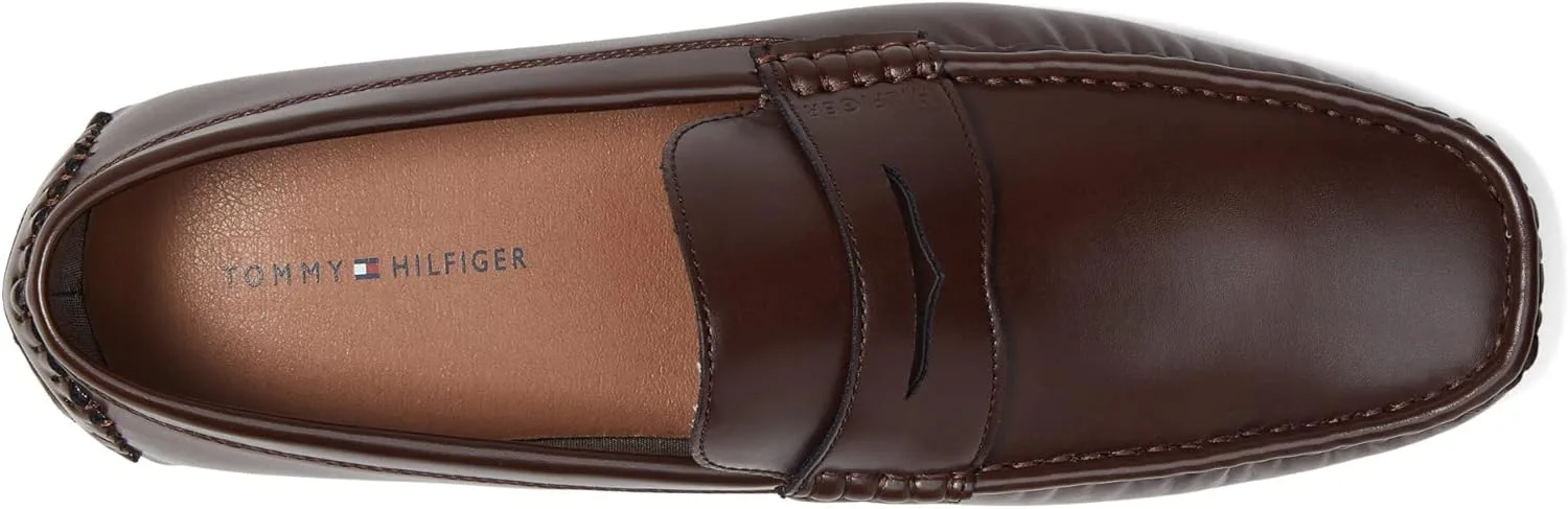 Мужские лоферы Tommy Hilfiger Amile Drivers, темно-коричневый — фото 3