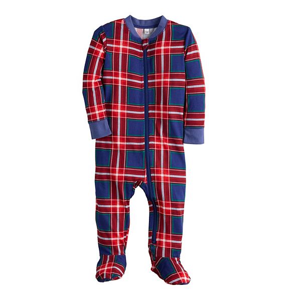 

Пижама Baby tolli с ножками в клетку тартан Jammies For Your Families