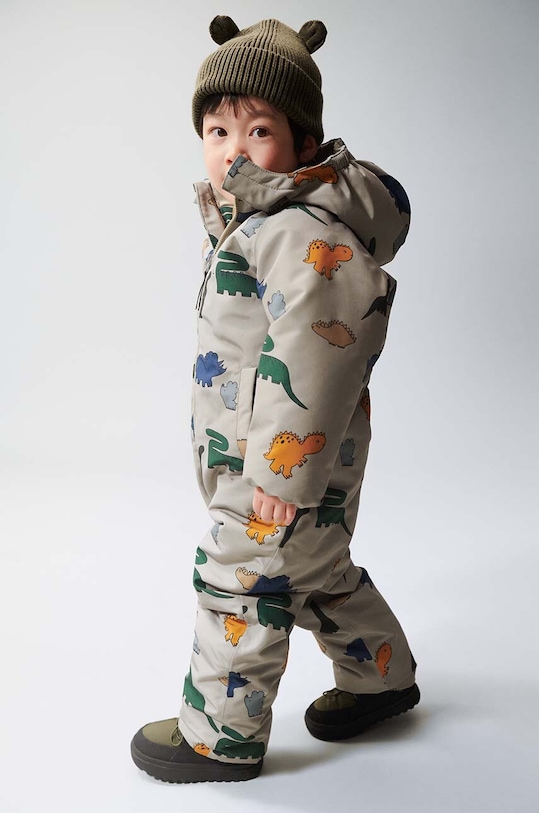 

Детский зимний комбинезон Isa Snowsuit Liewood, серый