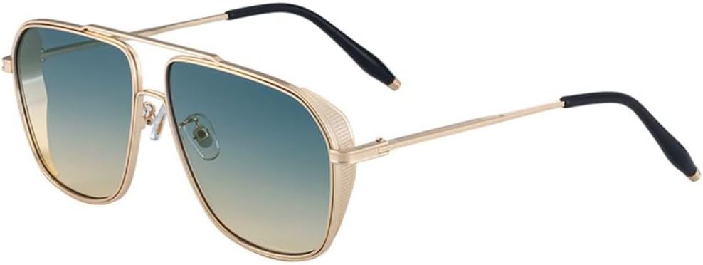 

Большие солнцезащитные очки в стиле стимпанк для мужчин, роскошные винтажные солнцезащитные очки в стиле панк, модные солнцезащитные очки с защитой от УФ-излучения UV400 UUPTTPL, C5goldgreenorange