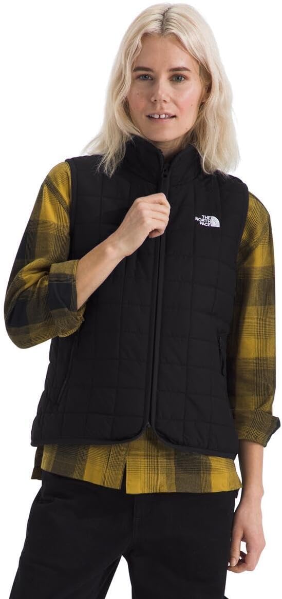 

THE NORTH FACE Женский утепленный жилет Junction с влагозащитной пропиткой, утеплителем Heatseeker, эластичными манжетами и застежками-молниями на карманах, Tnf Black
