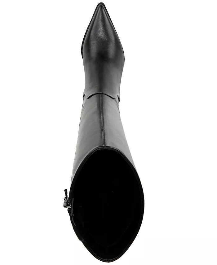 Женские классические ботинки Yulia на маленьком каблуке с широкими икрами Circus NY by Sam Edelman, черный — фото 4