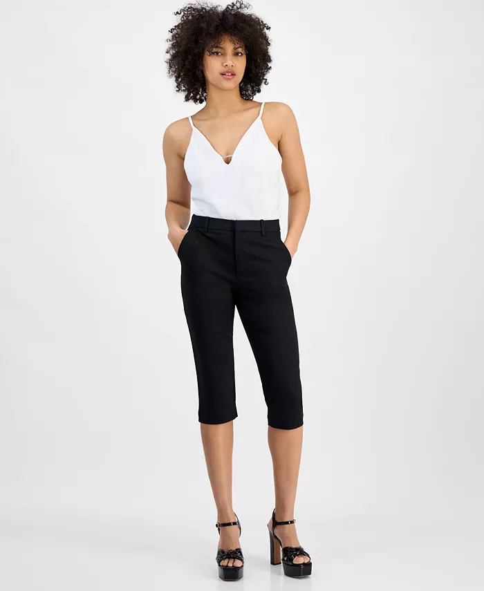 

Женские брюки-капри Sade из твила GUESS, черный