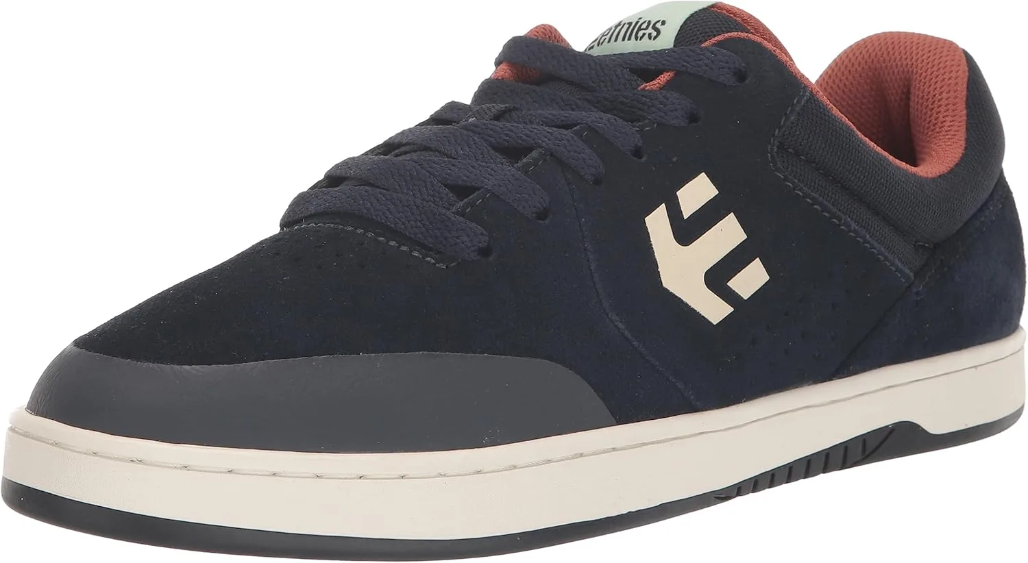 Мужские туфли для скейтборда Etnies Marana, белый/темно-синий/коричневый