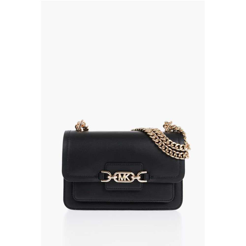 

Черная кожаная сумка через плечо Michael Kors, Black