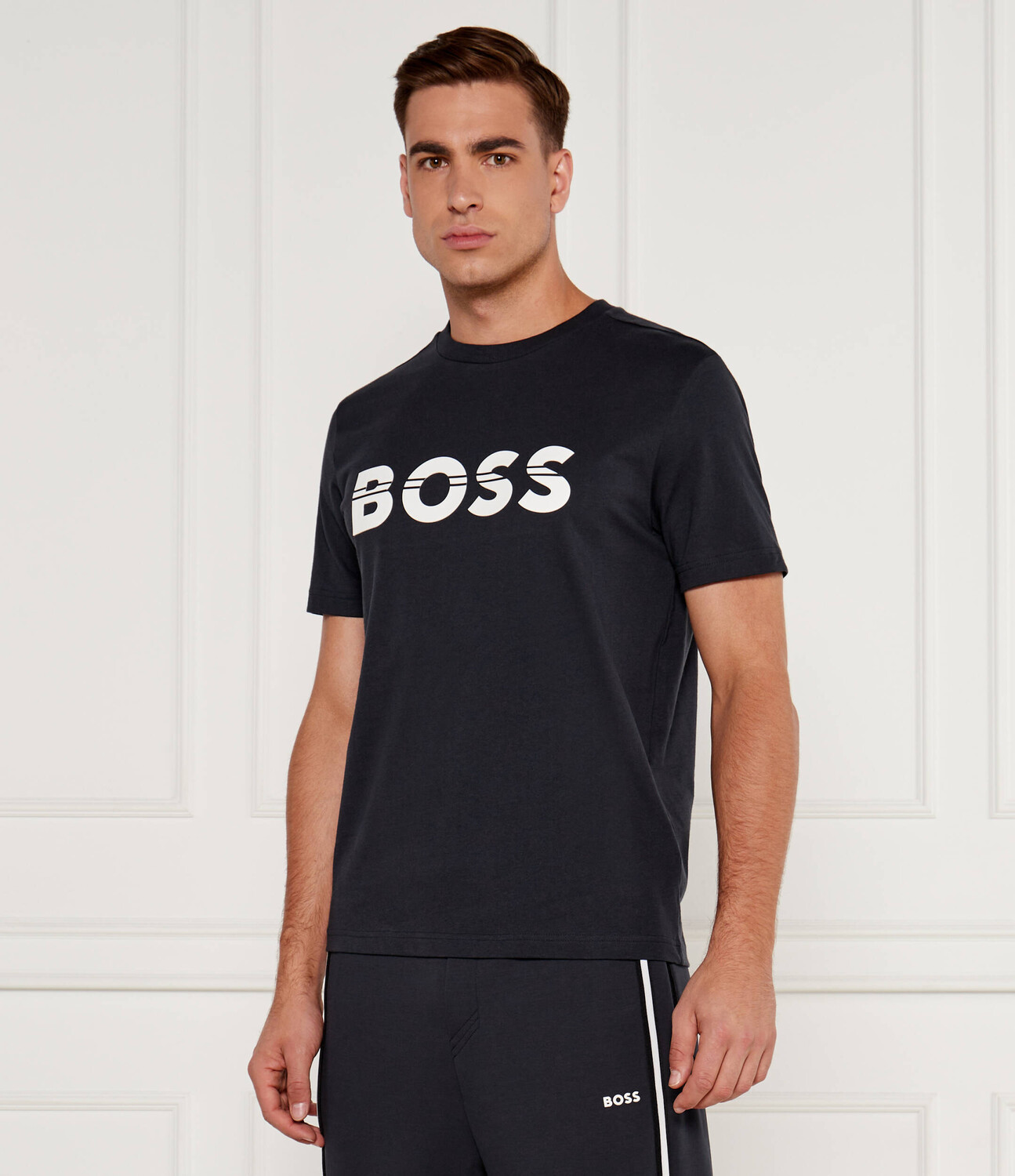 

Футболка BOSS GREEN Regular Fit, темно-синий