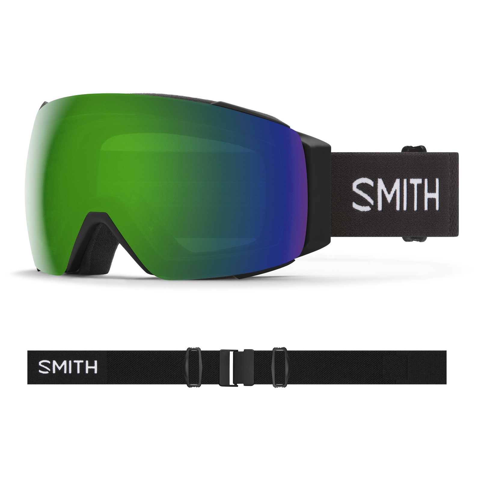 

Очки Smith IO MAG, Black Chromapop Sun Green + Bonus Storm Rose Lens