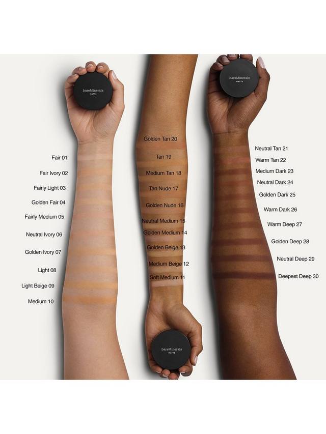 ORIGINAL MATTE минеральная рассыпчатая пудра-основа SPF 15 bareMinerals, Neutral Tan 21 — фото 4