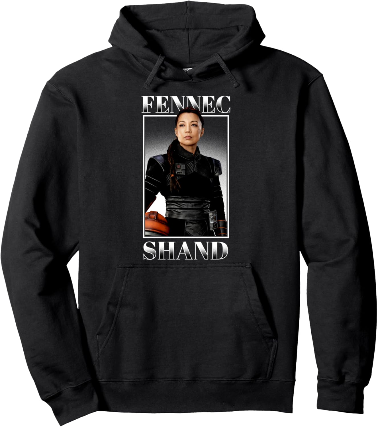 

Худи Star Wars: The Mandalorian Fennec Shand Portrait R16, черный