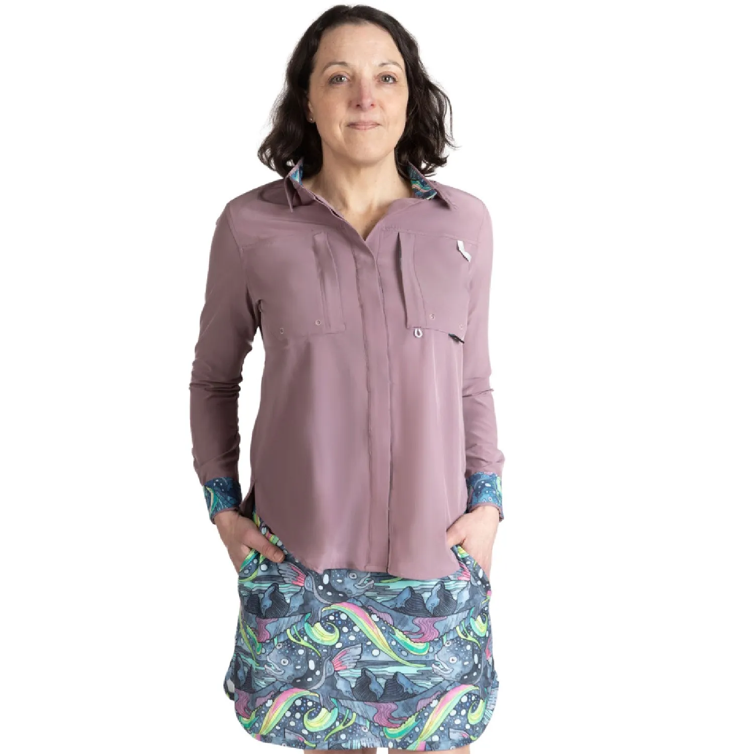 

Женская туника для рыбалки Fishe, Mauve