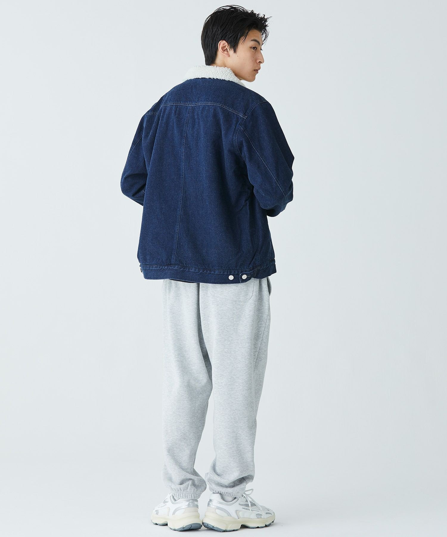 Мужские L003 2K24 224 1 SMA LACOSTE, White x Gray — фото 3
