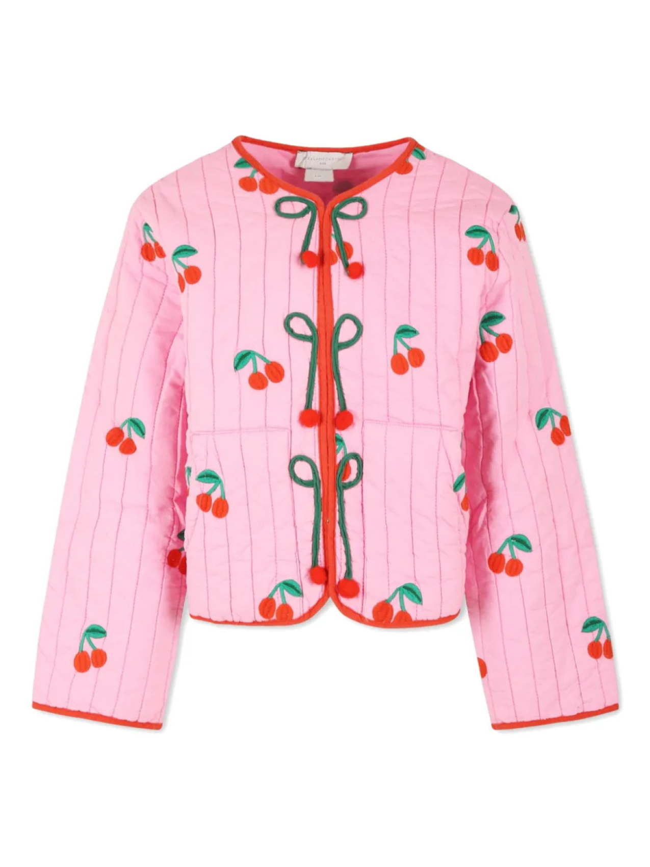 

Куртка Stella McCartney Kids из органического хлопка, розовый