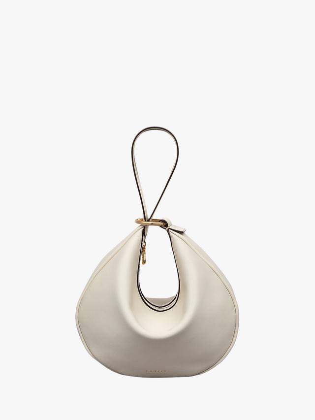 

Кожаный клатч Harrington с молнией среднего размера Radley, Chalk