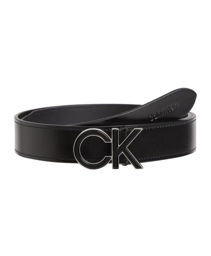 

Элегантный кожаный ремень Calvin Klein, черный