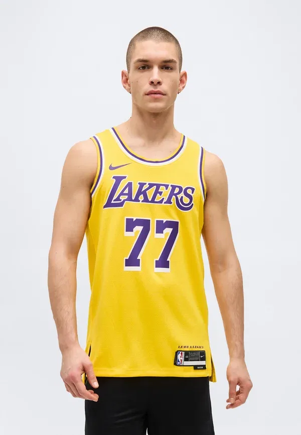 Футболка Nike Performance Los Angeles Lakers Luka Dončić Icon Club Wear, Желтый — фото 3