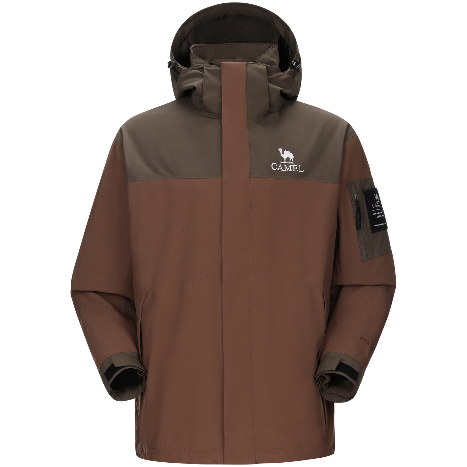 

CAMEL Универсальная ветровка 3 в 1 для любой погоды Unisex, Rosewood Brown/Brick Umber
