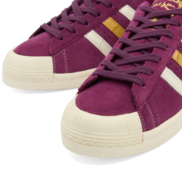 Adidas X wales bonner jabbar low кроссовки, красный night, oat & wonder белый — фото 4